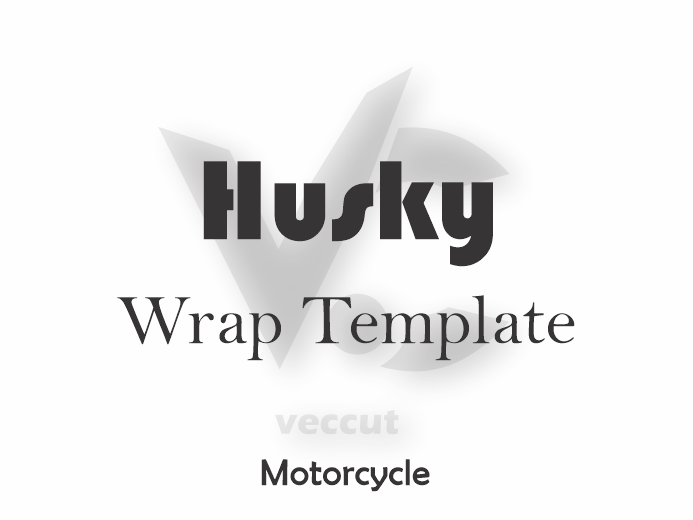 HUSKY Wrap Template Vector – Vec Cut
