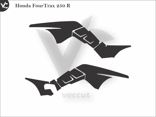 Honda FourTrax 250 R Wrap Cutting Template