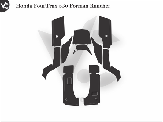Honda FourTrax 350 Forman Rancher Wrap Cutting Template