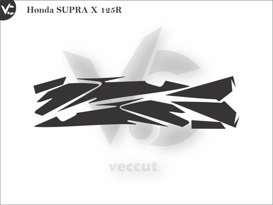 Honda SUPRA X 125R Wrap Cutting Template