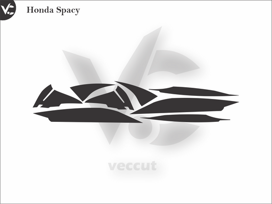 Honda Spacy Wrap Cutting Template