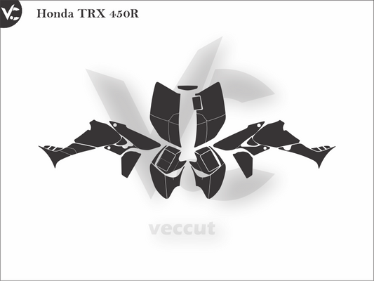 Honda TRX 450R Wrap Cutting Template