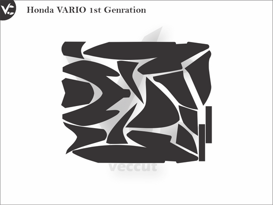 Honda VARIO 1st Genration Wrap Cutting Template