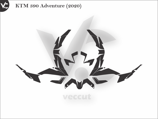 KTM 390 Adventure (2020) Wrap Cutting Template