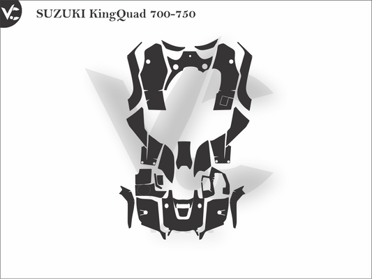 SUZUKI KingQuad 700-750 Wrap Cutting Template