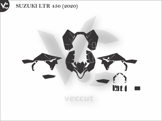 SUZUKI LTR 450 (2020) Wrap Cutting Template
