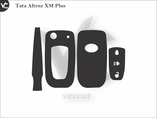 Tata Altroz XM Plus Wrap Cutting Template