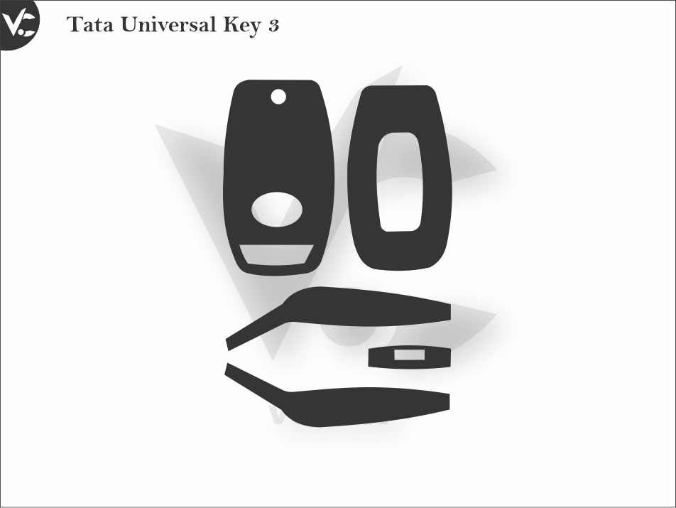 Tata Universal Key 3 Wrap Cutting Template