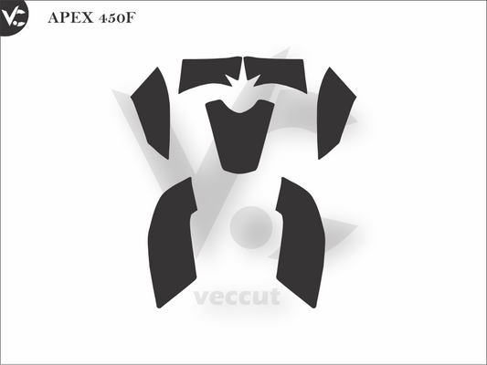 APEX 450F Wrap Cutting Template