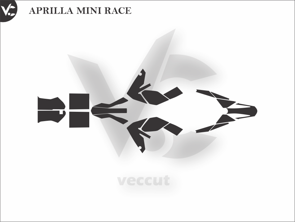 APRILLA MINI RACE Wrap Cutting Template