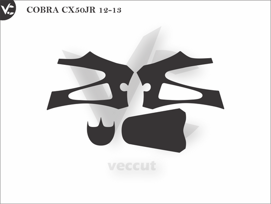 COBRA CX50JR 2012 - 2013 Wrap Cutting Template