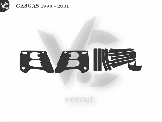GASGAS 1998 - 2001 Wrap Cutting Template