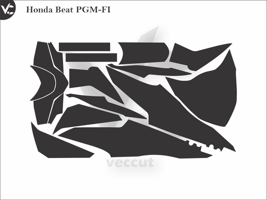 Honda Beat PGM-FI Wrap Cutting Template