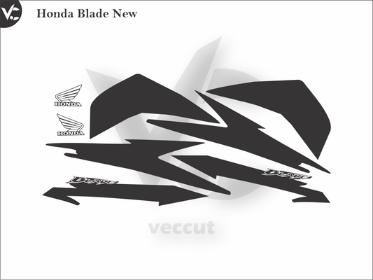 Honda Blade New Wrap Cutting Template