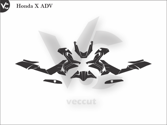 Honda X ADV Wrap Cutting Template