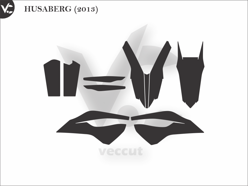 HUSABERG (2013) Wrap Cutting Template