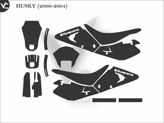 HUSKY (2000-2004) Wrap Cutting Template