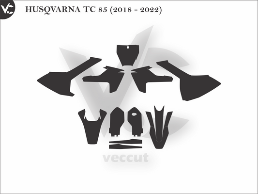 HUSQVARNA TC 85 (2018 - 2022) Wrap Cutting Template