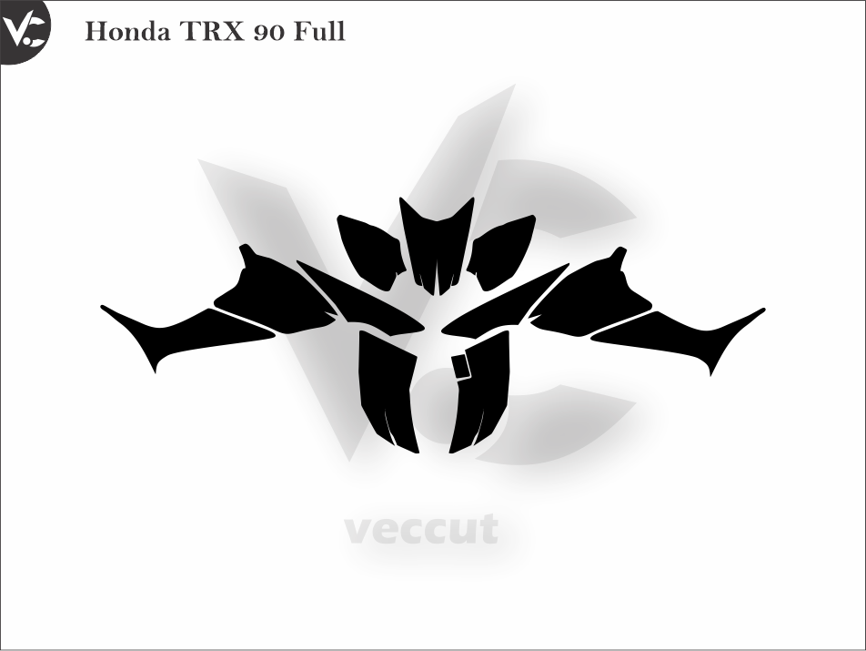 Honda TRX 90 Wrap Cutting Template
