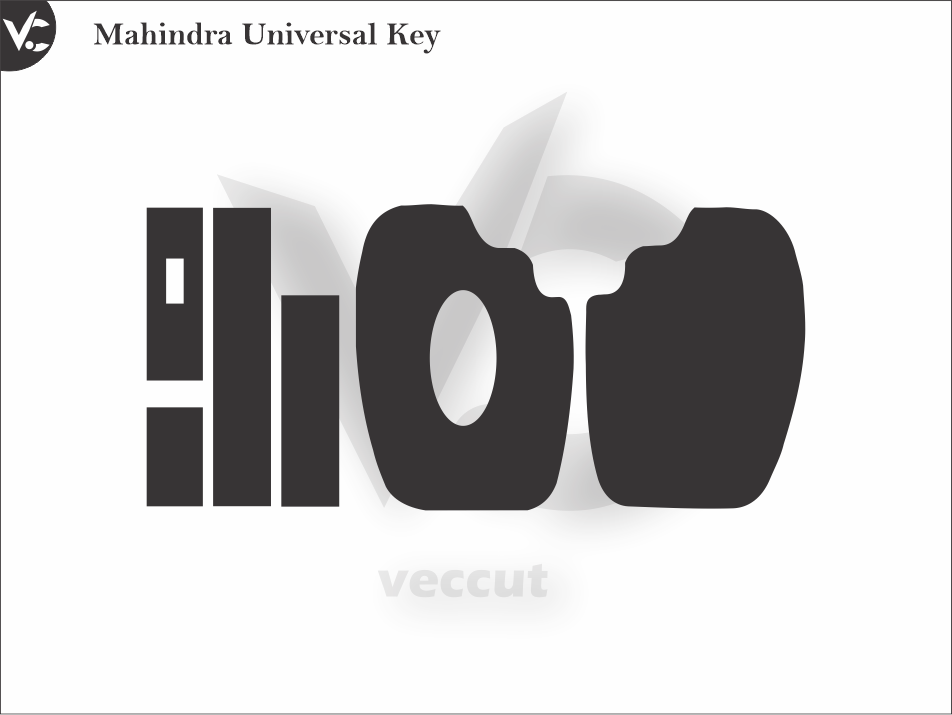 Mahindra Universal Key Wrap Cutting Template
