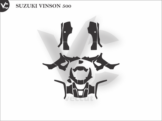 SUZUKI VINSON 500 Wrap Cutting Template