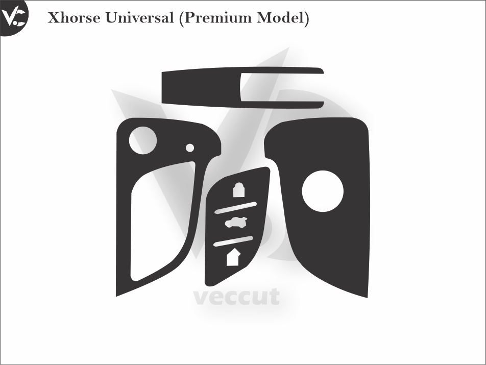 Xhorse Universal (Premium Model) Wrap Cutting Template