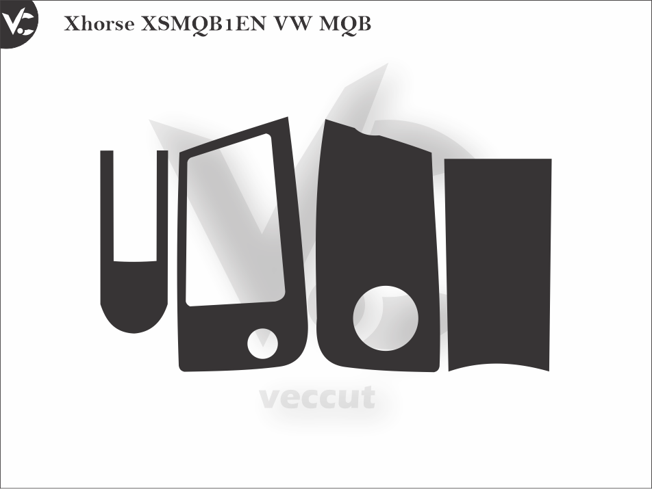 Xhorse XSMQB1EN VW MQB Wrap Cutting Template