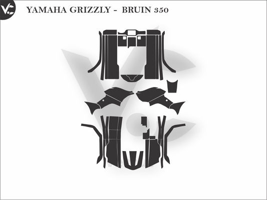 YAMAHA GRIZZLY -  BRUIN 350 Wrap Cutting Template