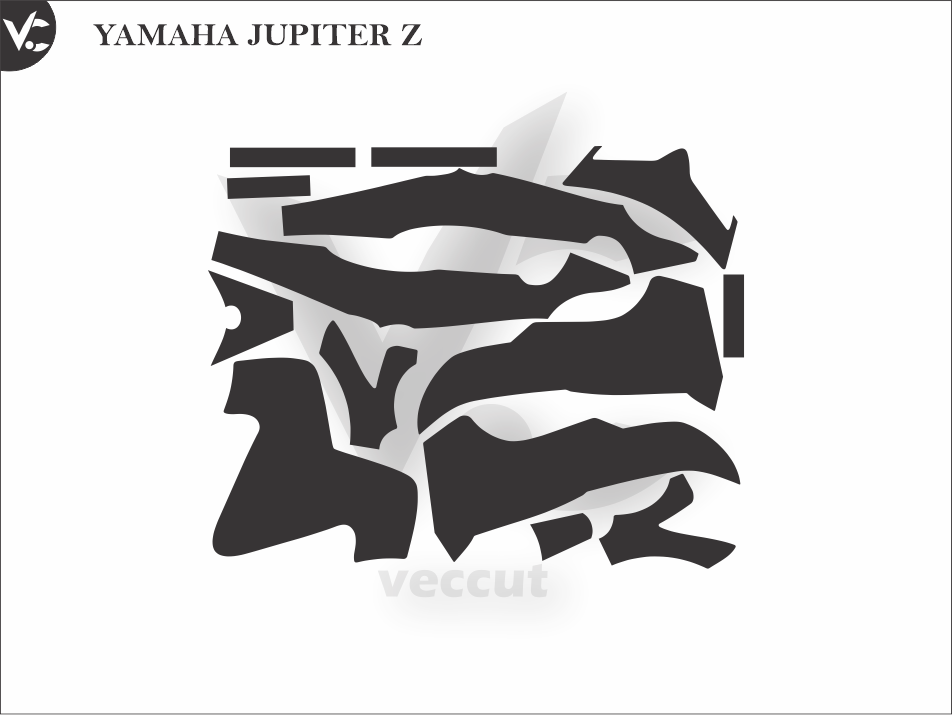 YAMAHA JUPITER Z Wrap Cutting Template