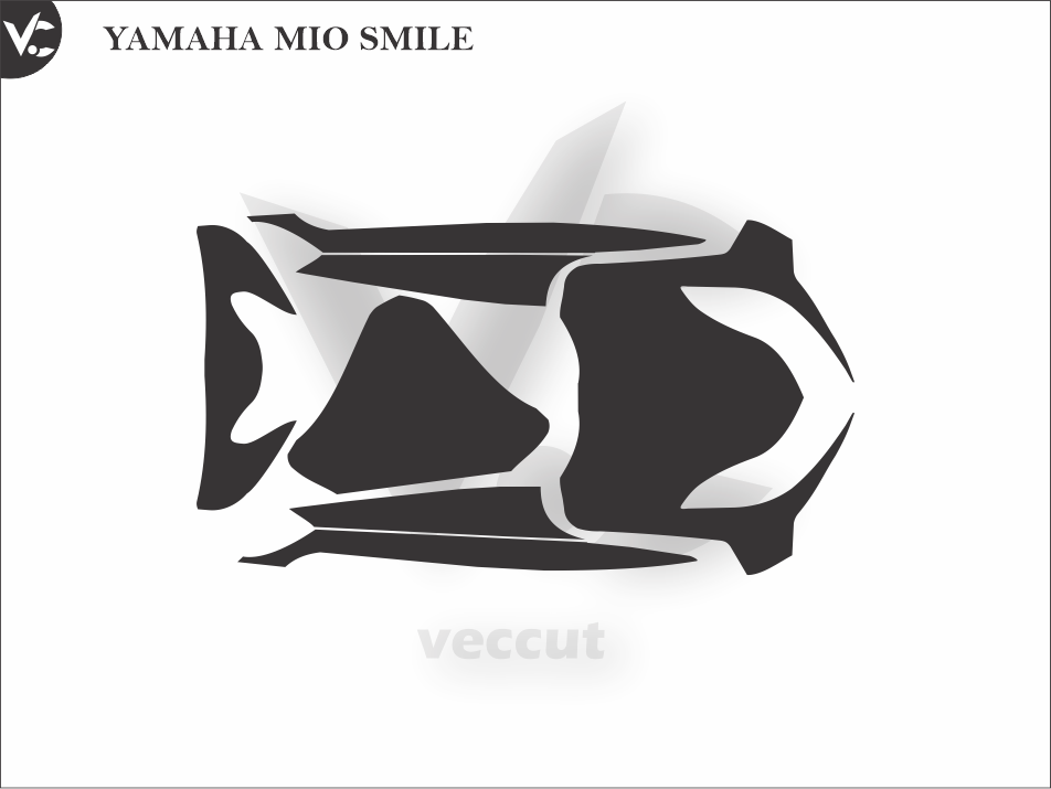 YAMAHA MIO SMILE Wrap Cutting Template