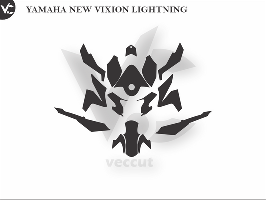 YAMAHA NEW VIXION LIGHTNING Wrap Cutting Template