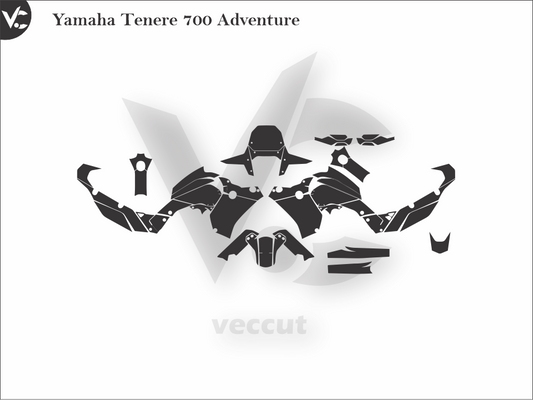 Yamaha Tenere 700 Adventure Wrap Cutting Template