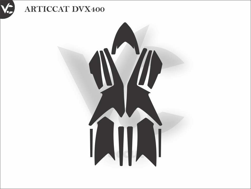 ARTICCAT DVX400 Wrap Cutting Template