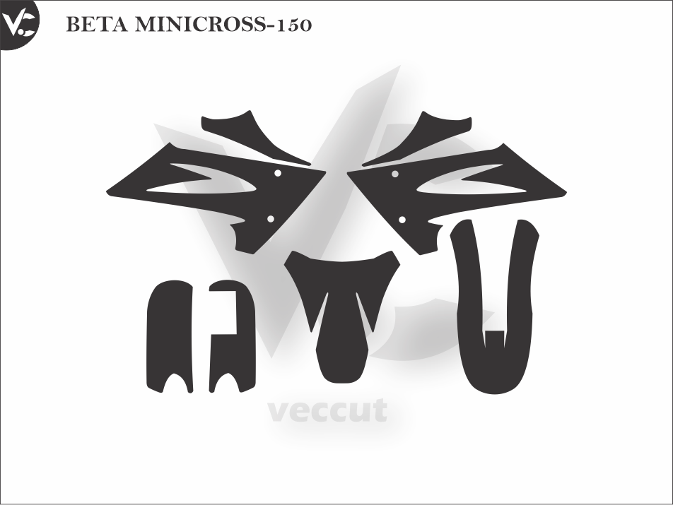 BETA MINICROSS-150 Wrap Cutting Template