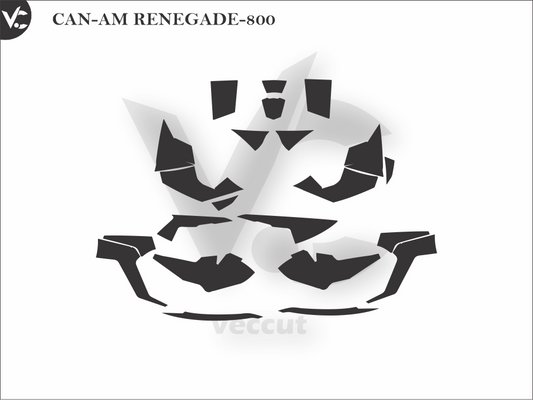 CAN-AM RENEGADE-800 Wrap Cutting Template