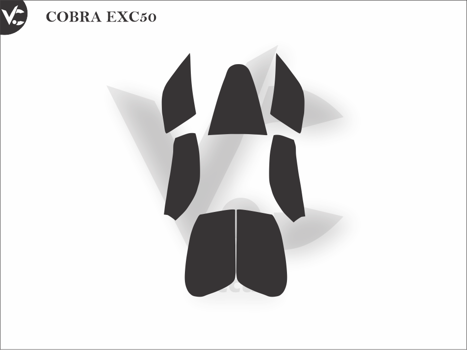 COBRA EXC50 Wrap Cutting Template