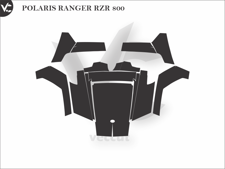 POLARIS RANGER RZR 800 Wrap Cutting Template