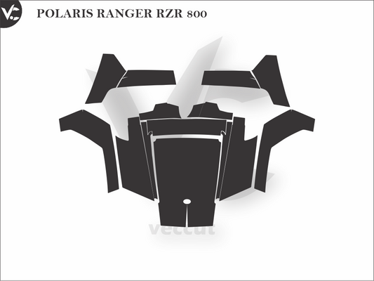 POLARIS RANGER RZR 800 Wrap Cutting Template