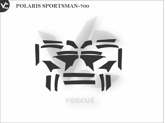 POLARIS SPORTSMAN-700 Wrap Cutting Template