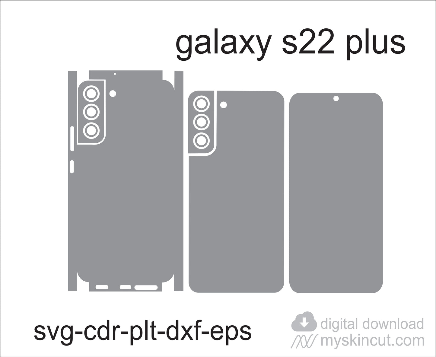 Samsung S22 bundel  Skin Template Vector